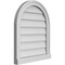 Ekena Millwork Round Top Surface Mount PVC Gable Vent w/ 2"W x 2"P Brickmould Sill Frame, 20"W x 24"H GVPRT20X2403SN - alternate 2